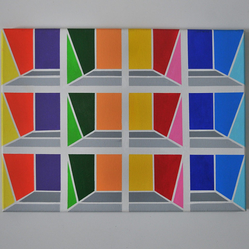 kubes in action, Secret Geometry, secret geometry,   geometric abstrac, abstract art paintings, abstract art