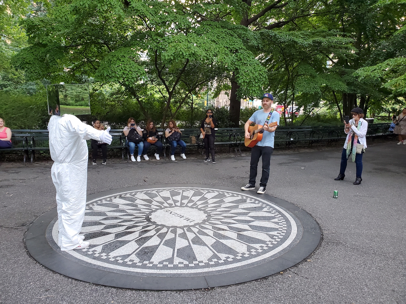 Cube Man Strawberry Fields John Lennon Memorial