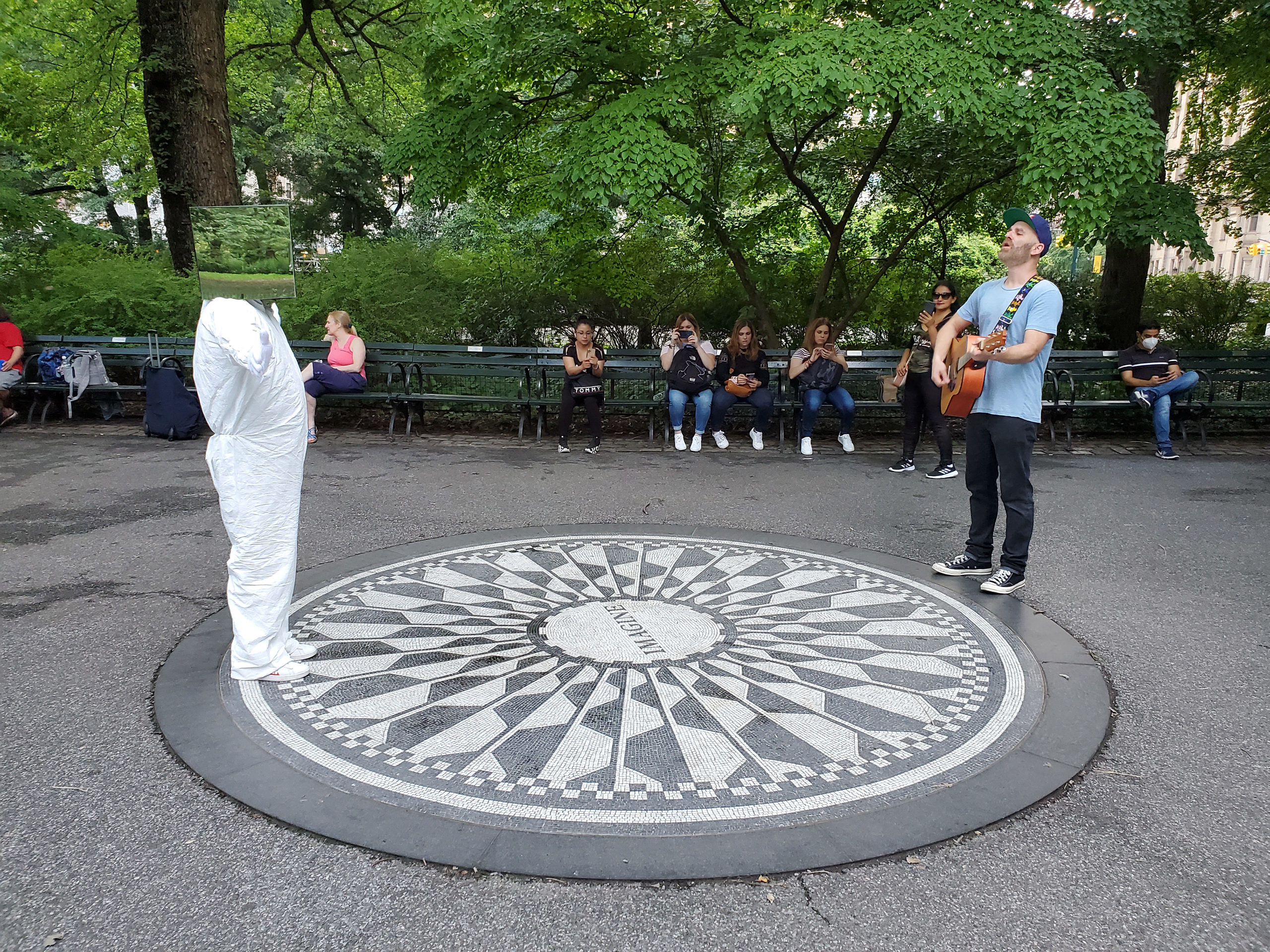 Cube Man Strawberry Fields John Lennon Memorial